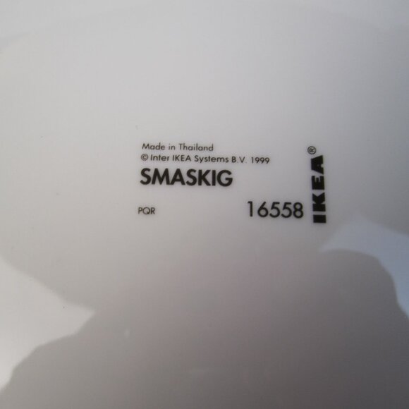 Vintage IKEA SMASKIG Childs Bowl & Plate Set Dragon 1999 # 16558 - Picture 5 of 8